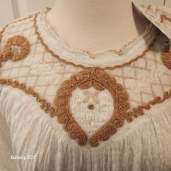 Free People Sand Blouse. NWT. Size  XS - Picture 2 of 12